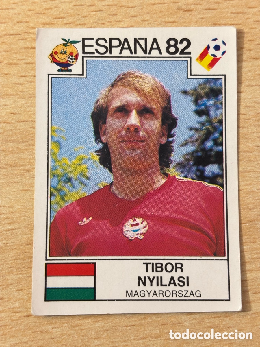 Football Stickers: # 194 Tibor Nyilasi Hungr&iacute;a Mundial Espa&ntilde;a 82 sin pegar Panini