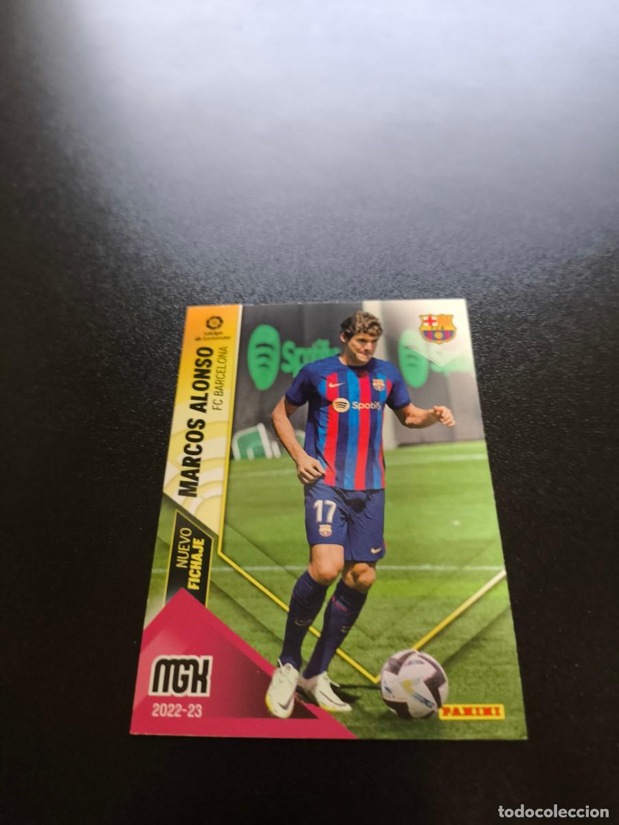 Football Stickers: 486 Marcos Alonso BARCELONA NUEVO FICHAJE PANINI LIGA MEGACRACKS MGK 2022 2023 22 23 NO ESTE