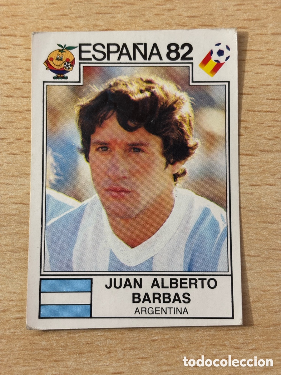 Cromos de Futebol: # 174 Juan Alberto Barbas Argentina Mundial Espa&ntilde;a 82 sin pegar Panini