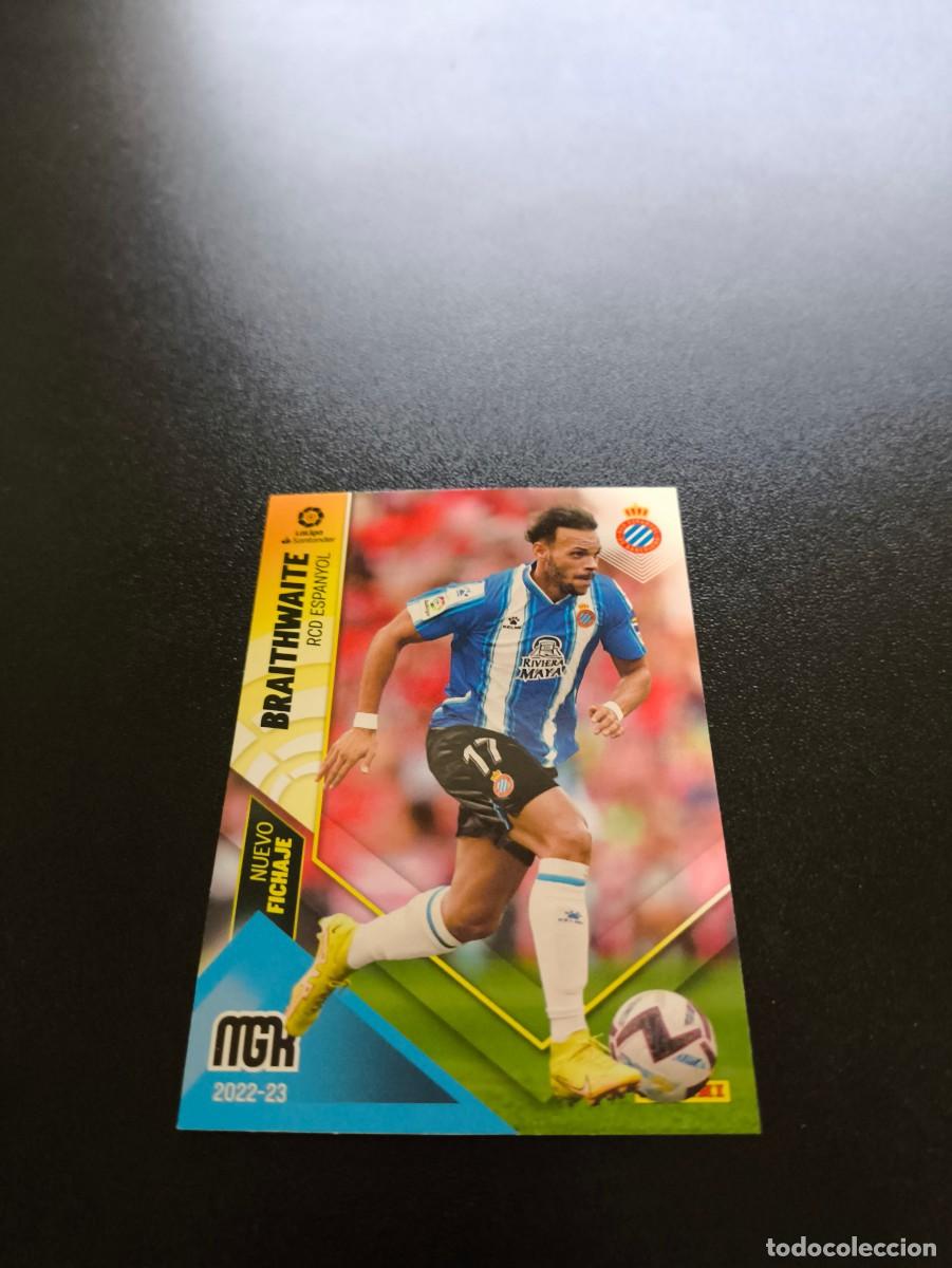 Football Stickers: 492 Braithwaite ESPANYOL NUEVO FICHAJE PANINI LIGA MEGACRACKS MGK 2022 2023 22 23 NO ESTE