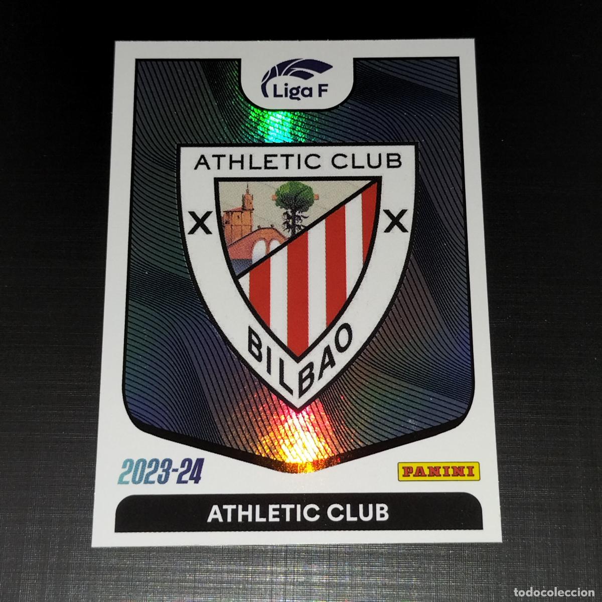 Football Stickers: N&ordm; 2 ESCUDO LOGO ATHLETIC BILBAO CROMOS LIGA F FEMENINA PANINI 2023 2024 23 24