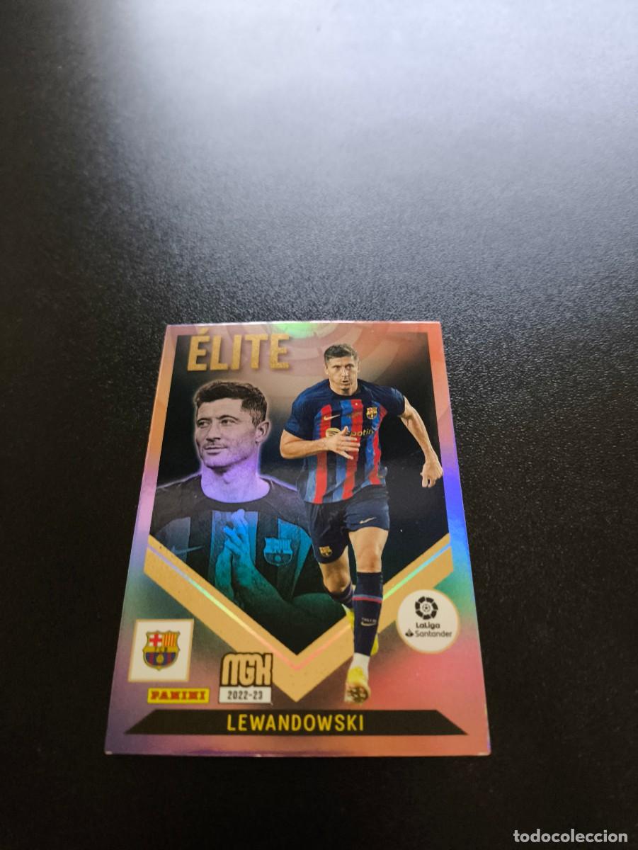 Fu&szlig;ball-Sticker: 497 Lewandowski BARCELONA NUEVO ELITE PANINI LIGA MEGACRACKS MGK 2022 2023 22 23 N ESTE