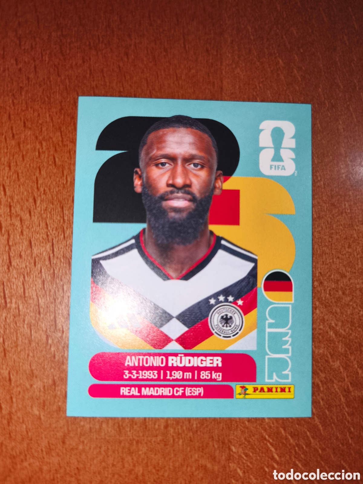 Cromos de f&uacute;tbol: GER6 Antonio Rudiger GER 6 Fifa World Cup 2026 Alemania