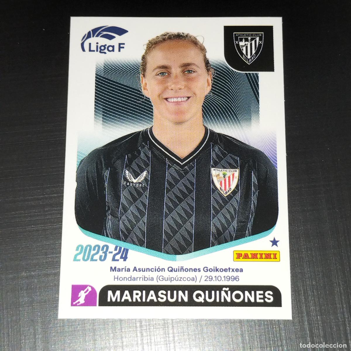 Cromos de Futebol: N&ordm; 4 MARIASUN QUI&Ntilde;ONES ATHLETIC BILBAO CROMOS LIGA F FEMENINA PANINI 2023 2024 23 24