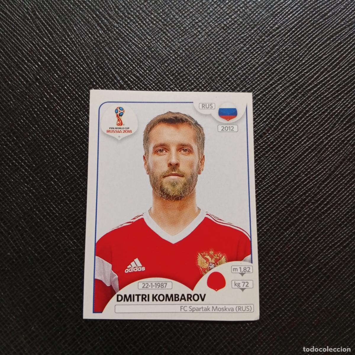 Cromos de Futebol: 40 DMITRI KOMBAROV RUSIA PANINI MUNDIAL RUSIA 2018 CROMO FUTBOL 18 - SIN PEGAR - CJ2 ....