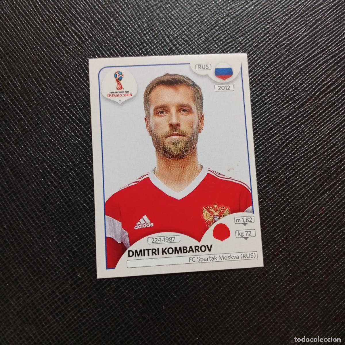 Cromos de Futebol: 40 DMITRI KOMBAROV RUSIA PANINI MUNDIAL RUSIA 2018 CROMO FUTBOL 18 - SIN PEGAR - CJ2