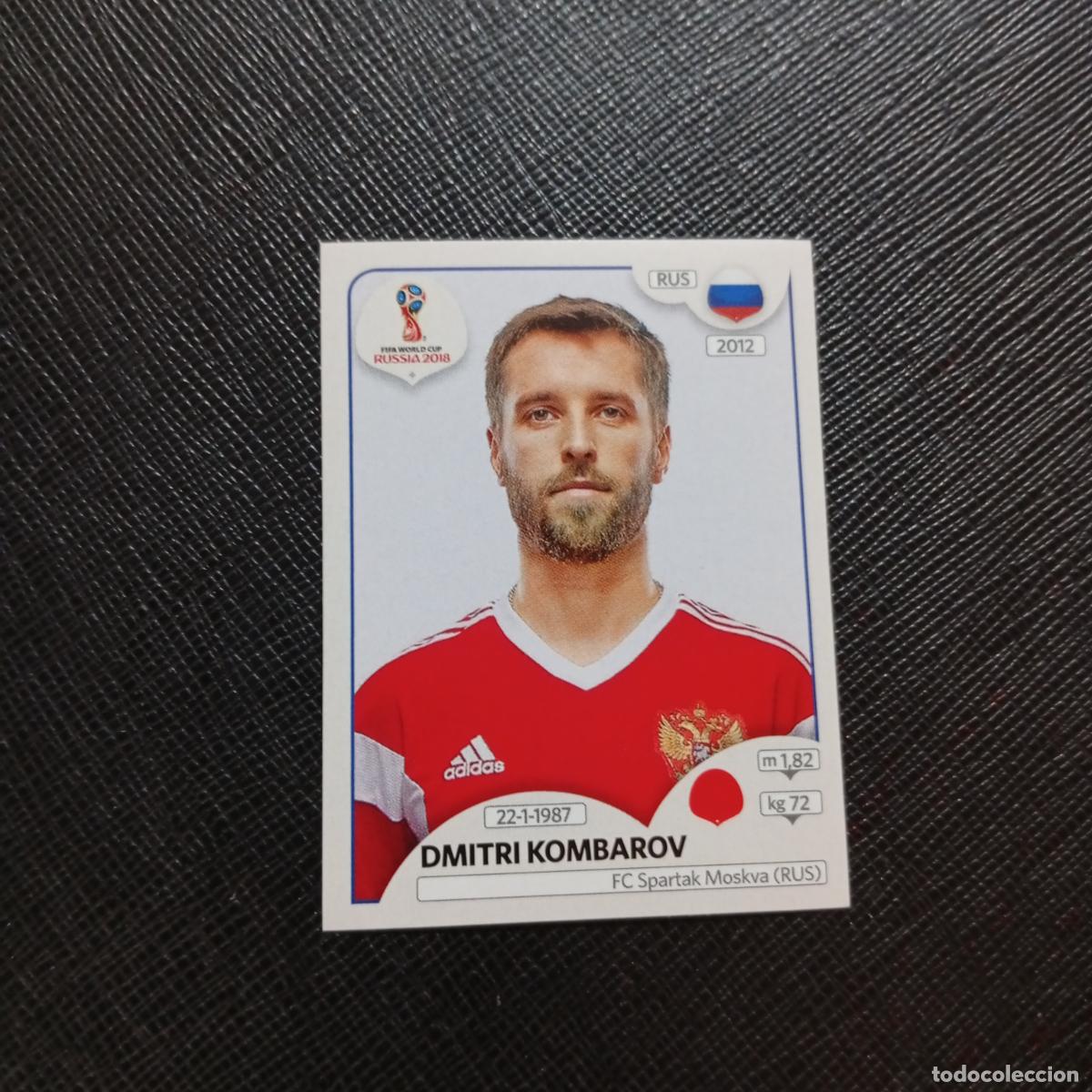 Cromos de Futebol: 40 DMITRI KOMBAROV RUSIA PANINI MUNDIAL RUSIA 2018 CROMO FUTBOL 18 - SIN PEGAR - CJ2
