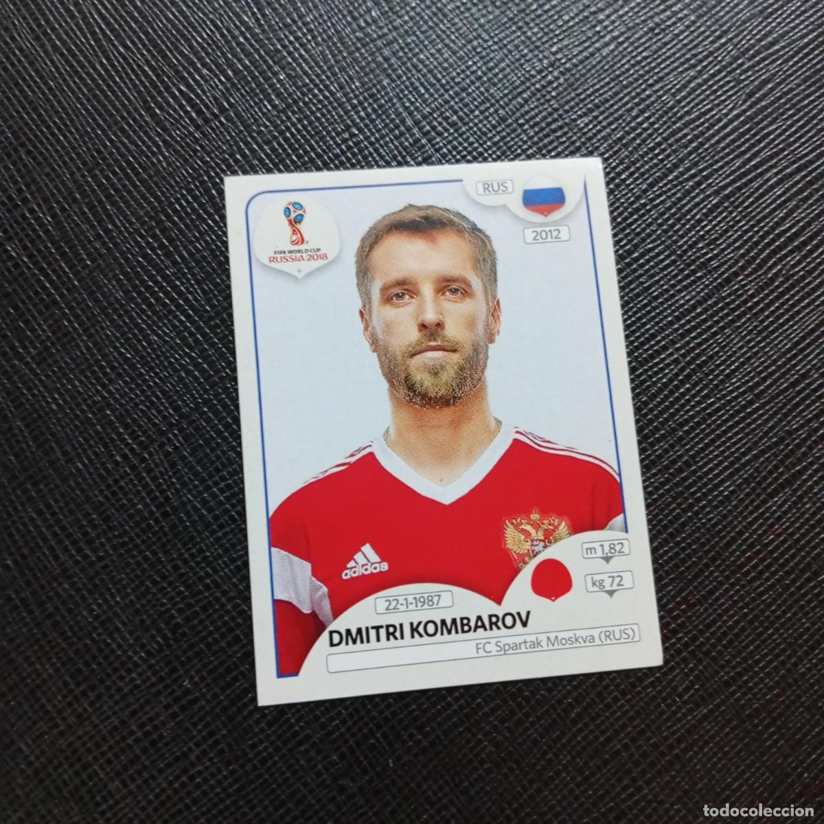 Cromos de Futebol: 40 DMITRI KOMBAROV RUSIA PANINI MUNDIAL RUSIA 2018 CROMO FUTBOL 18 - SIN PEGAR - CJ2