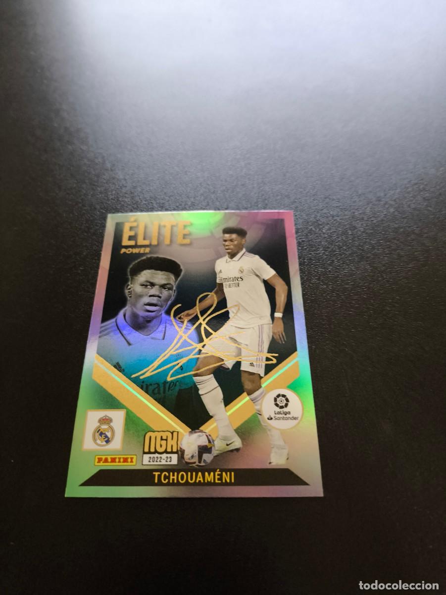 Cromos de f&uacute;tbol: 498 Tchouam&eacute;ni REAL MADRID NUEVO ELITE POWER PANINI LIGA MEGACRACKS MGK 2022 2023 22 23 N ESTE
