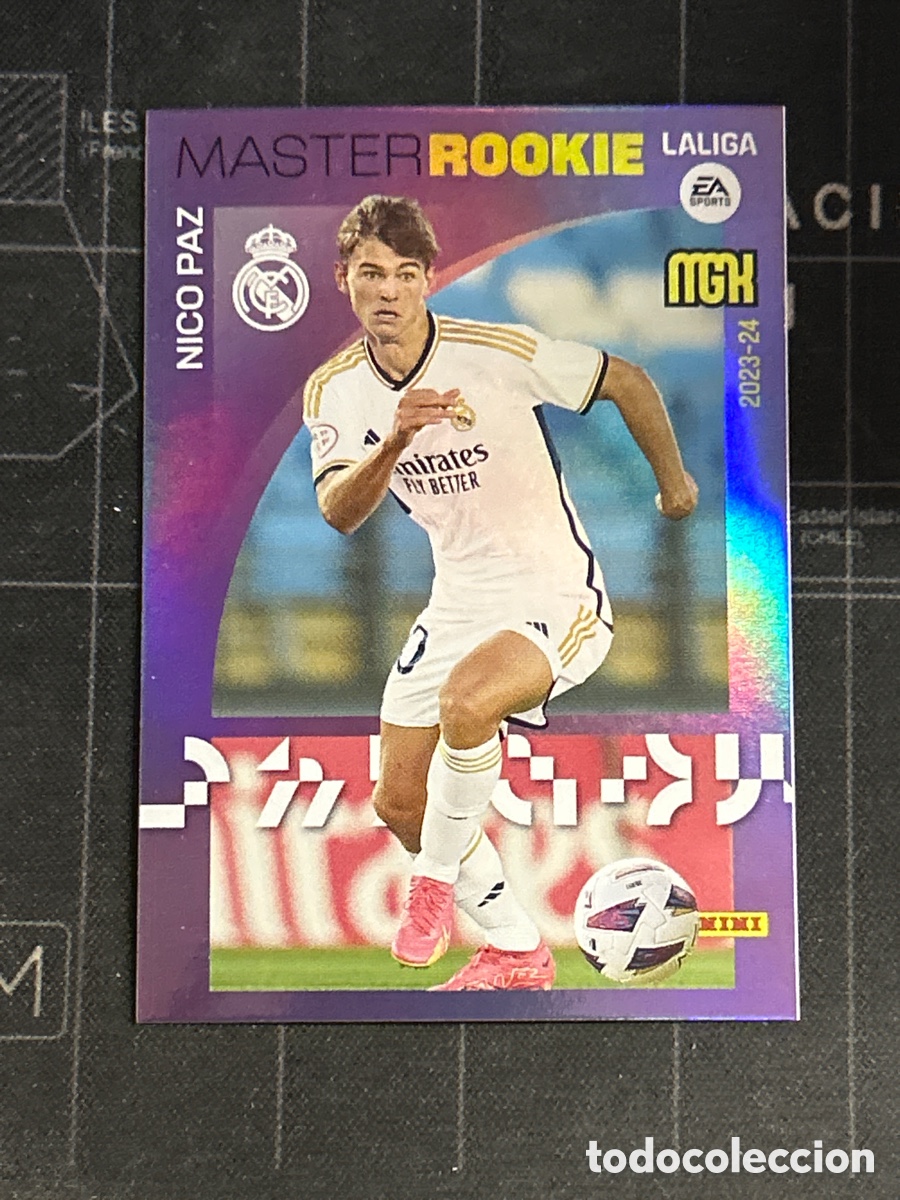 Cromos de Futebol: 514 NICO PAZ (REAL MADRID) MASTER ROOKIE PANINI MEGACRACKS 2023 2024 23 24