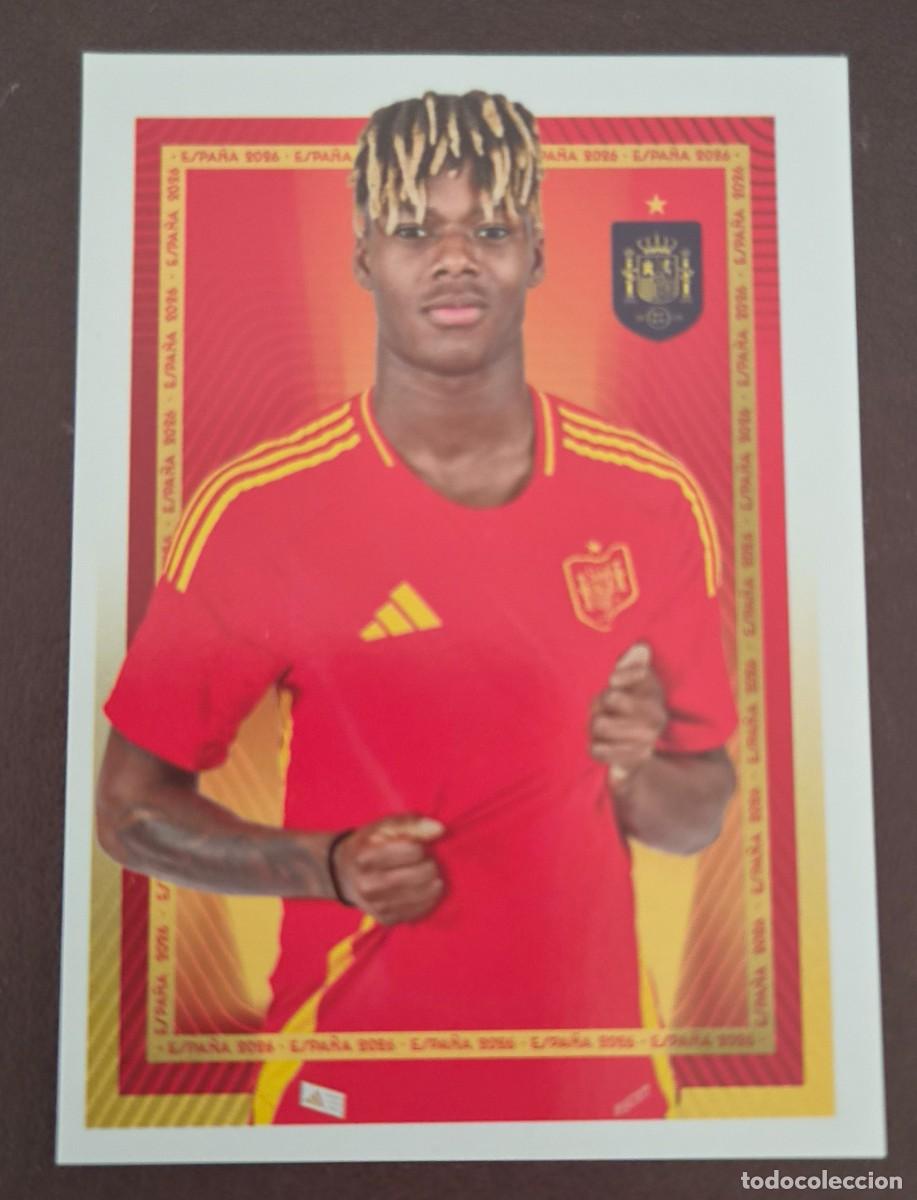 Fu&szlig;ball-Sticker: 59 NICO WILLIAMS COLECCION OFICIAL DE CROMOS DE LA SELECCION ESPA&Ntilde;OLA 2026 CARREFOUR - PANINI
