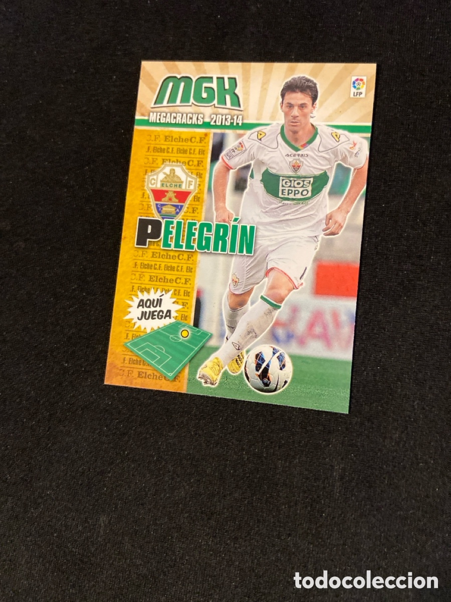 Cromos de Futebol: PELEGRIN 114 (ELCHE) PANINI MEGACRACKS 2013-2014 13 14 CROMO CARTA M-4