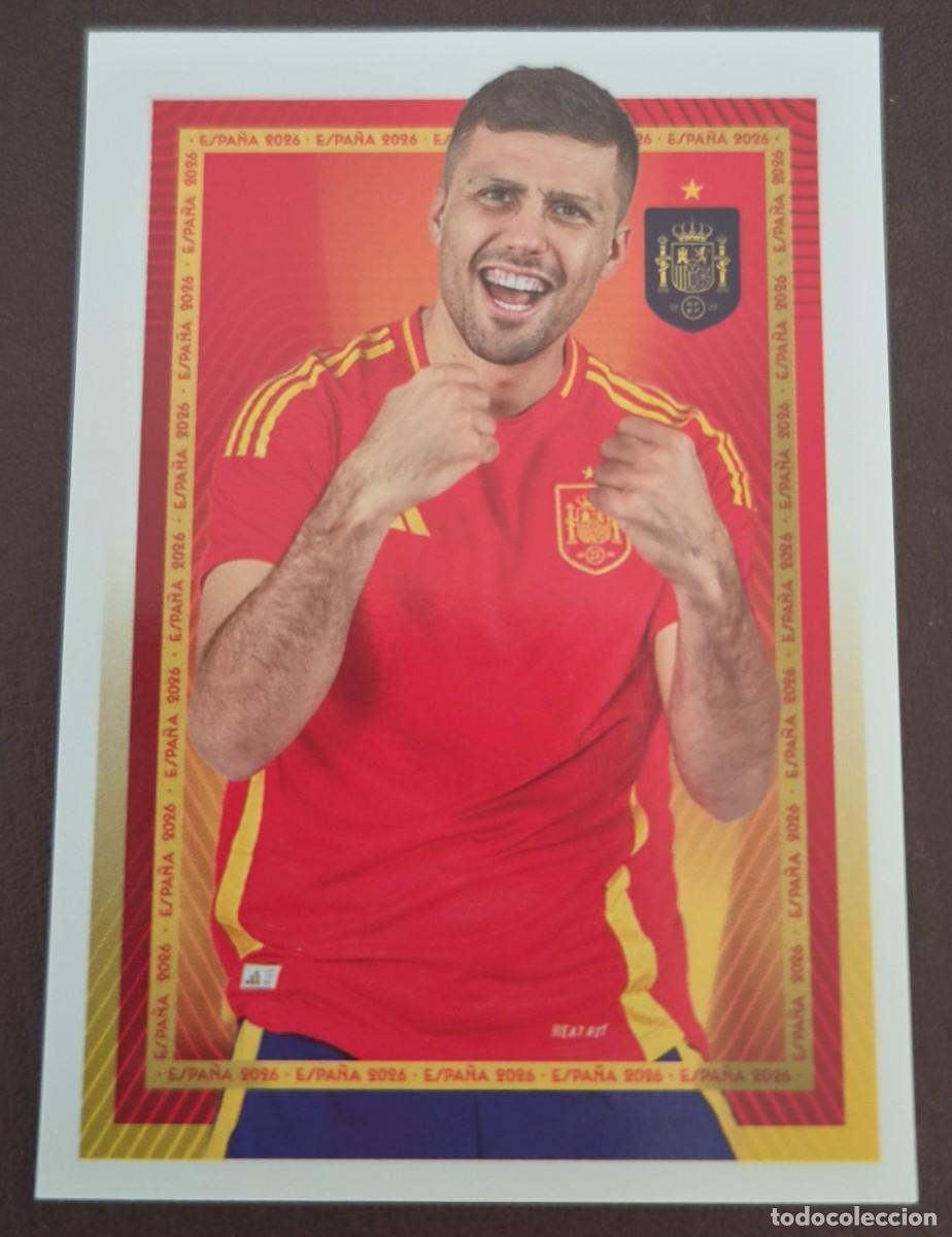 Cromos de f&uacute;tbol: 31 RODRIGO COLECCION OFICIAL DE CROMOS DE LA SELECCION ESPA&Ntilde;OLA 2026 CARREFOUR - PANINI