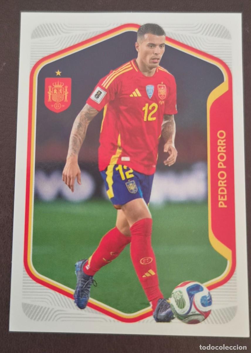 Cromos de f&uacute;tbol: 14 PEDRO PORRO COLECCION OFICIAL DE CROMOS DE LA SELECCION ESPA&Ntilde;OLA 2026 CARREFOUR - PANINI