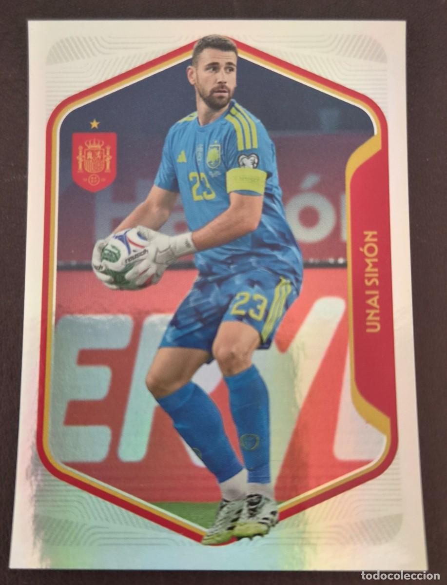 Cromos de f&uacute;tbol: 10 UNAI SIMON RAYA COLECCION OFICIAL DE CROMOS DE LA SELECCION ESPA&Ntilde;OLA 2026 CARREFOUR - PANINI
