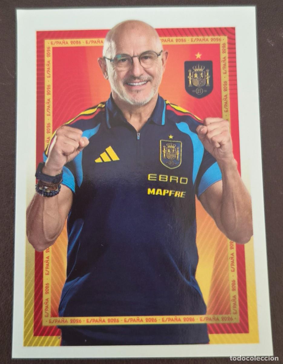 Cromos de f&uacute;tbol: 7 LUIS DE LA FUENTE COLECCION OFICIAL DE CROMOS DE LA SELECCION ESPA&Ntilde;OLA 2026 CARREFOUR - PANINI