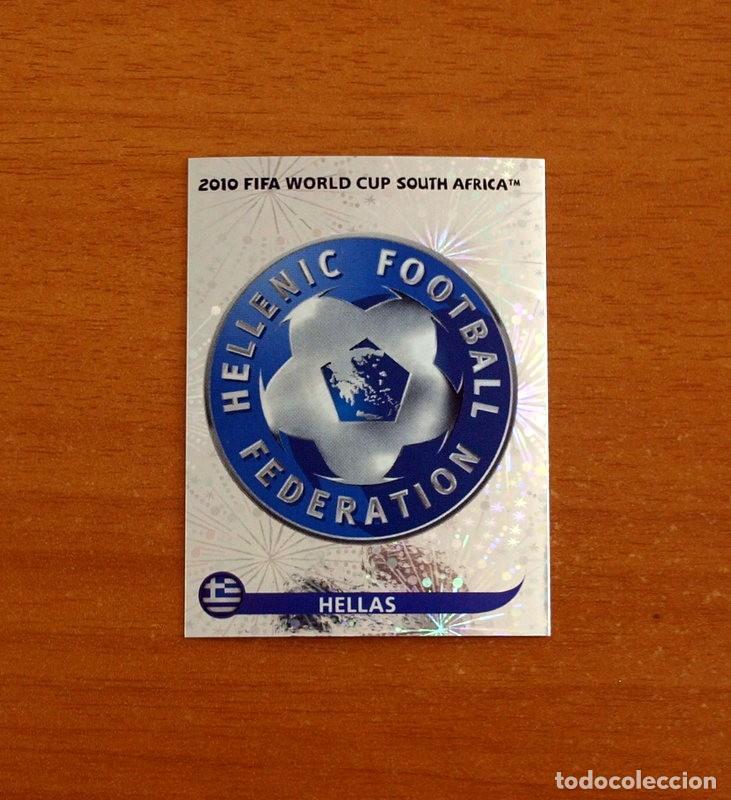 Fu&szlig;ball-Sticker: Grecia -164 Escudo -Mundial South Africa 2010 FIFA World Cup-Panini -Nunca Pegado