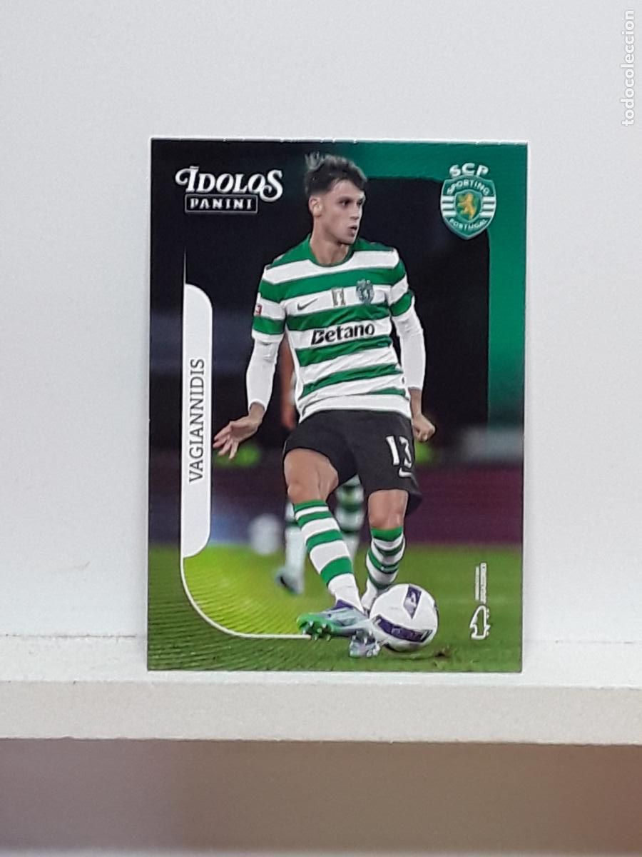 Fu&szlig;ball-Sticker: PORTUGUES 2025 2026 IDOLOS 25 26 CROMO PANINI FUTEBOL N 4 SPORTING PORTUGAL VAGIANNIDIS
