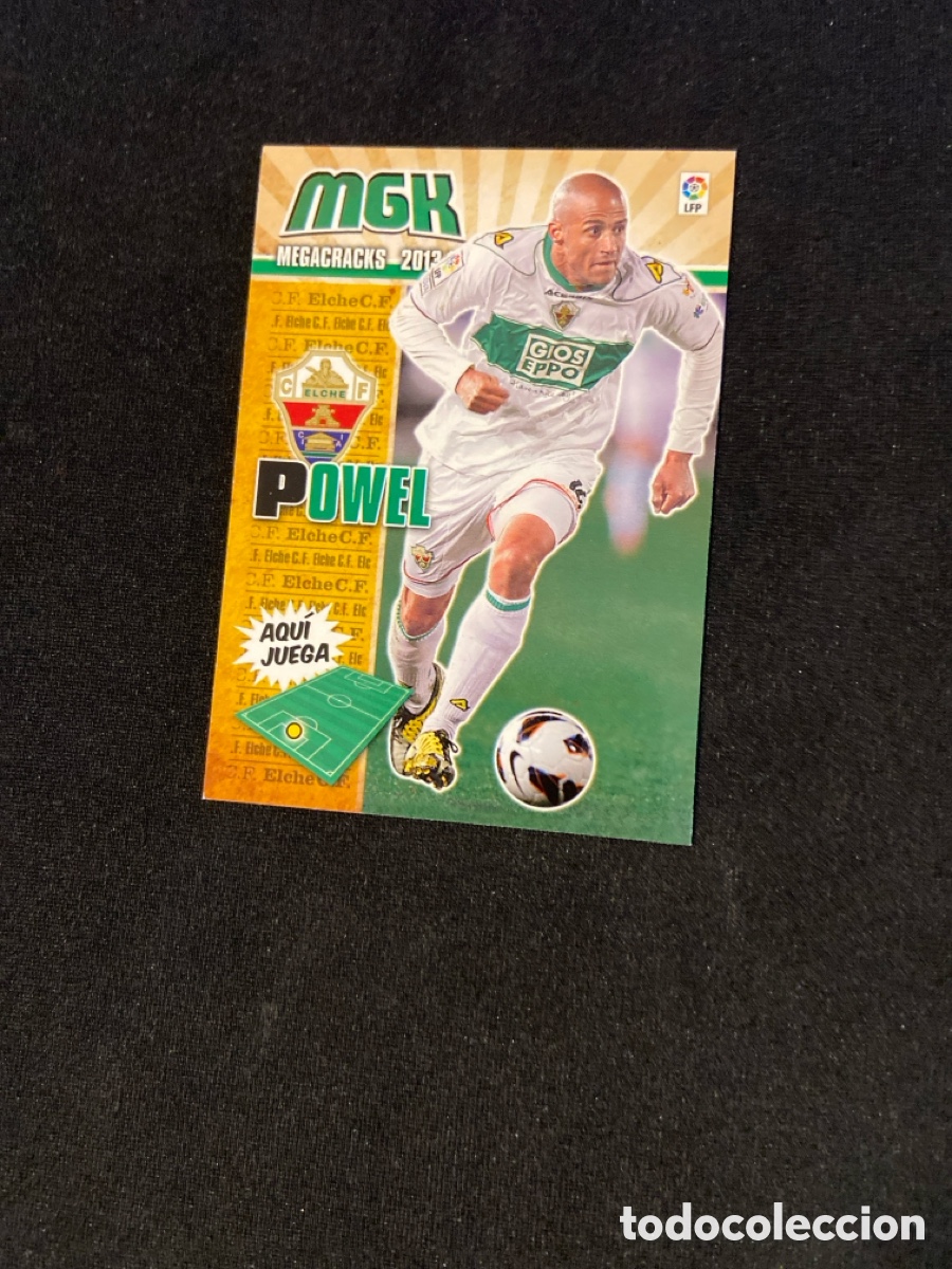 Fu&szlig;ball-Sticker: POWEL 126 (ELCHE) PANINI MEGACRACKS 2013-2014 13 14 CROMO CARTA M-4