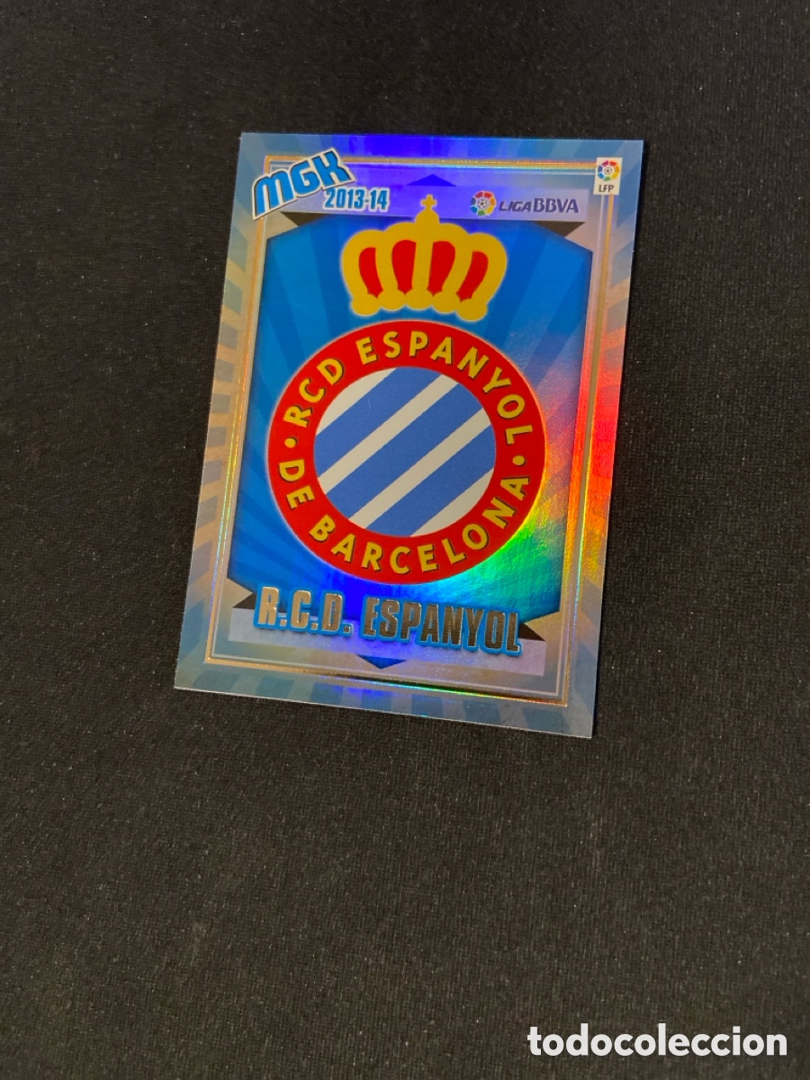 Figurine di Calcio: ESCUDO 127 (ESPANYOL) PANINI MEGACRACKS 2013-2014 13 14 CROMO CARTA M-4
