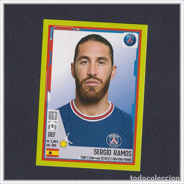 Cromos de f&uacute;tbol: FOOT LIGUE 1 FRANCIA 2021 2022 21 22 PANINI SERGIO RAMOS 347 PSG PARIS SAINT-GERMAIN ALBUM F&Uacute;TBOL