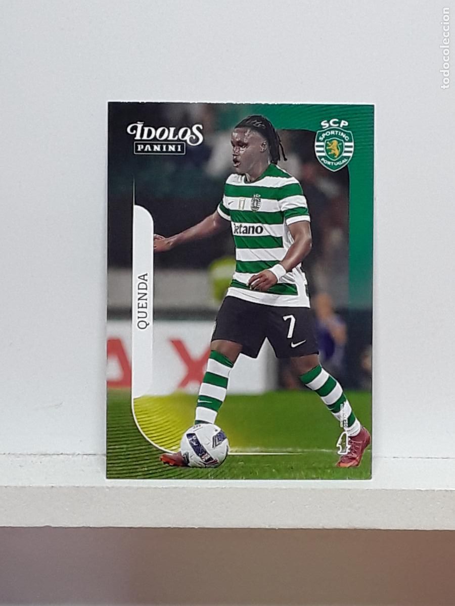 Cartes &agrave; collectionner de Football: PORTUGUES 2025 2026 IDOLOS 25 26 CROMO PANINI FUTEBOL N 13 SPORTING PORTUGAL GEOVANY TCHERNO QUENDA