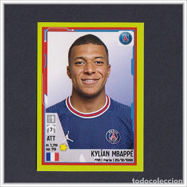 Cartes &agrave; collectionner de Football: FOOT LIGUE 1 FRANCIA 2021 2022 21 22 PANINI MBAPPE 356 PSG PARIS SAINT-GERMAIN ALBUM F&Uacute;TBOL