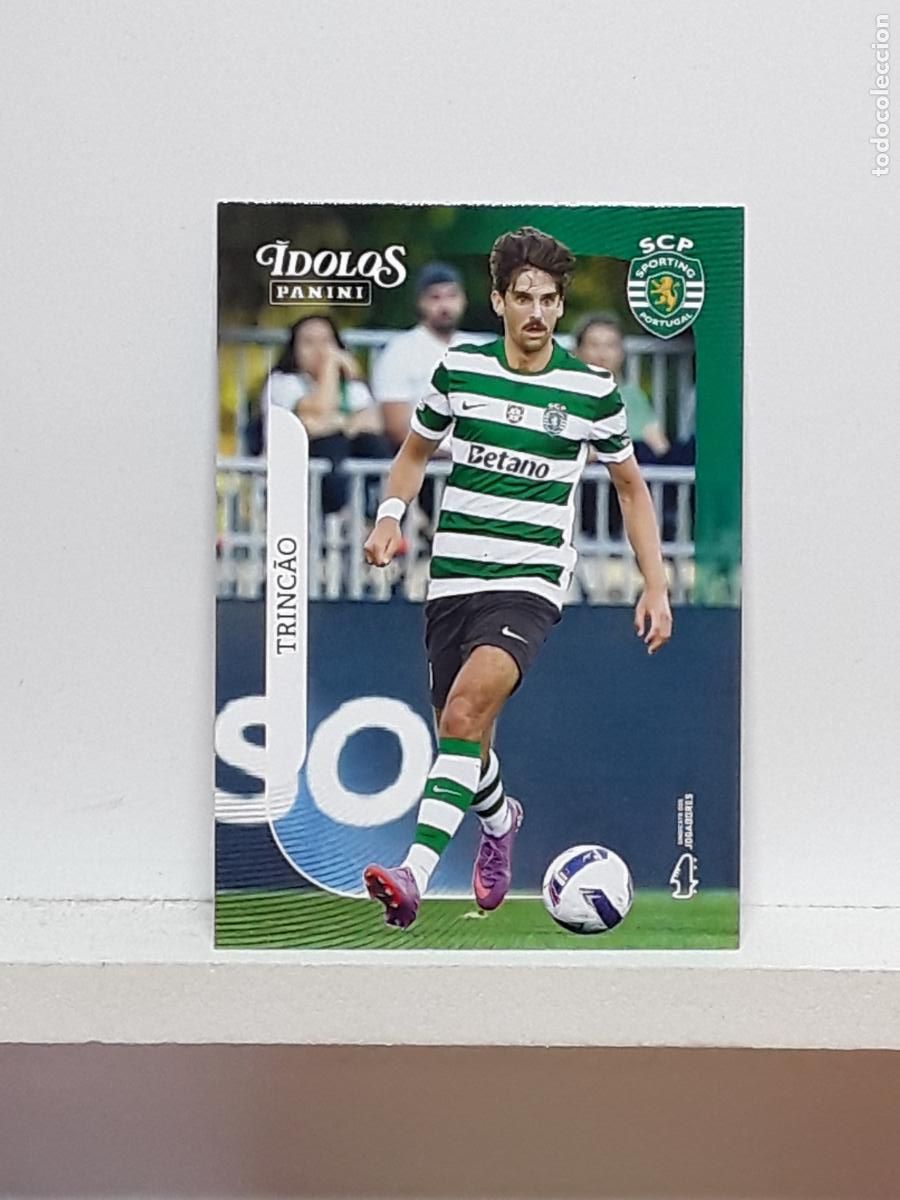 Cartes &agrave; collectionner de Football: PORTUGUES 2025 2026 IDOLOS 25 26 CROMO PANINI FUTEBOL N 15 SPORTING PORTUGAL TRINCAO