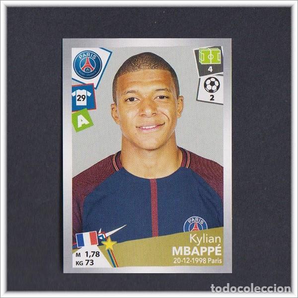 Cartes &agrave; collectionner de Football: FOOT LIGUE 1 FRANCIA 2017 2018 17 18 PANINI MBAPPE 383 PSG PARIS SAINT-GERMAIN ALBUM F&Uacute;TBOL ROOKIE