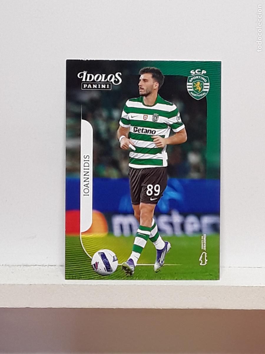 Cartes &agrave; collectionner de Football: PORTUGUES 2025 2026 IDOLOS 25 26 CROMO PANINI FUTEBOL N 17 SPORTING PORTUGAL IOANNIDIS