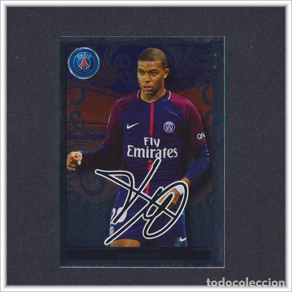 Cartes &agrave; collectionner de Football: FOOT LIGUE 1 FRANCIA 2017 2018 17 18 PANINI MBAPPE 389 PSG FIRMADO PARIS SAINT-GERMAIN ALBUM ROOKIE