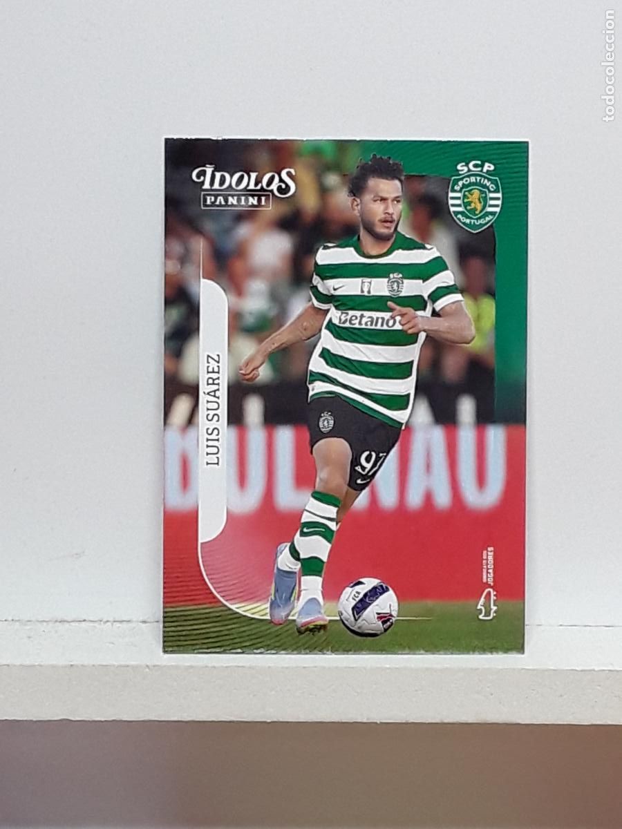 Cartes &agrave; collectionner de Football: PORTUGUES 2025 2026 IDOLOS 25 26 CROMO PANINI FUTEBOL N 18 SPORTING PORTUGAL LUIS SUAREZ