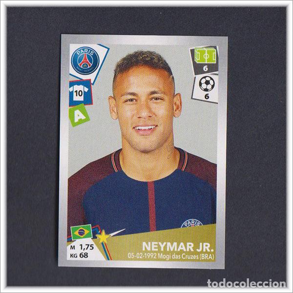 Cartes &agrave; collectionner de Football: FOOT LIGUE 1 FRANCIA 2017 2018 17 18 PANINI NEYMAR 384 PARIS SAINT-GERMAIN PSG STICKER ALBUM