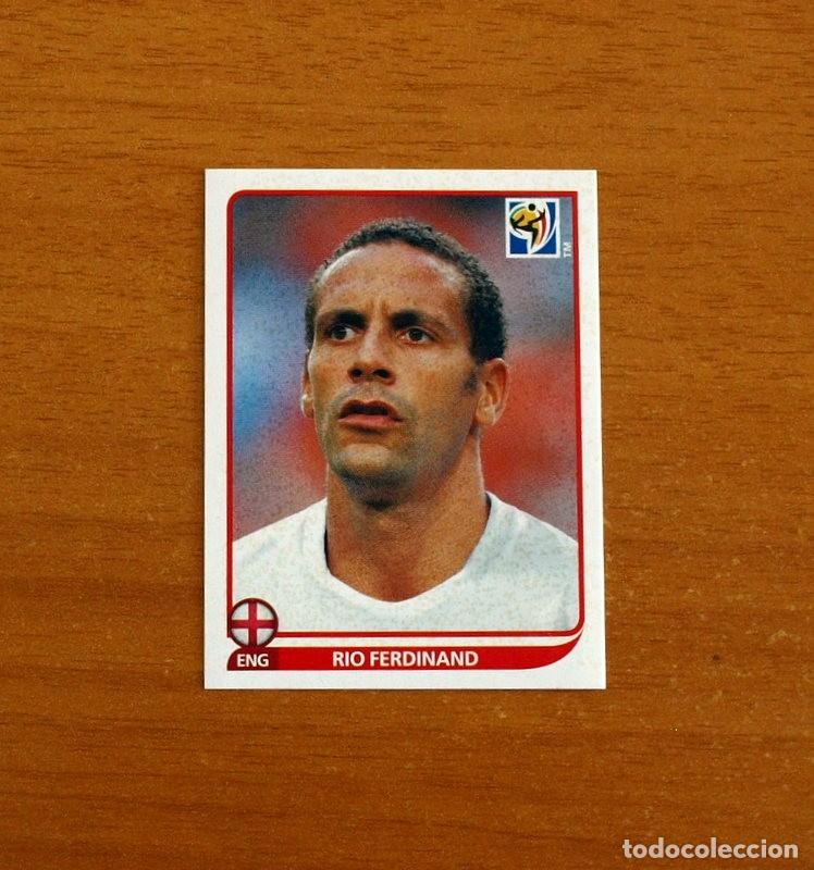 Cartes &agrave; collectionner de Football: Inglaterra -186 Rio Ferdinand -Mundial South Africa 2010 FIFA World Cup-Panini -Nunca Pegado