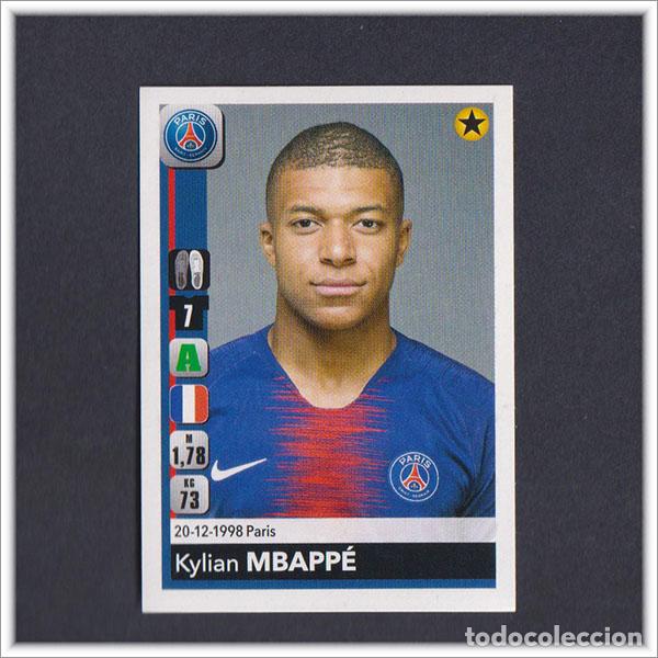 Cartes &agrave; collectionner de Football: FOOT LIGUE 1 FRANCIA 2018 2019 18 19 PANINI MBAPPE 369 PSG PARIS SAINT-GERMAIN STICKER ALBUM F&Uacute;TBOL