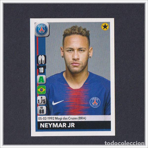 Cromos de f&uacute;tbol: FOOT LIGUE 1 FRANCIA 2018 2019 18 19 PANINI NEYMAR 370 PARIS SAINT-GERMAIN PSG STICKER ALBUM