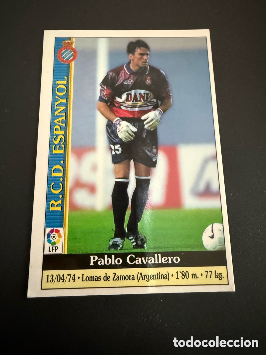 Cartes &agrave; collectionner de Football: MUNDICROMO 2000. n 111. CAVALLERO ( Espanyol )