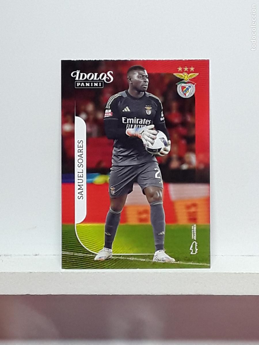 Cartes &agrave; collectionner de Football: PORTUGUES 2025 2026 IDOLOS 25 26 CROMO PANINI FUTEBOL N 21 BENFICA SAMUEL SOARES