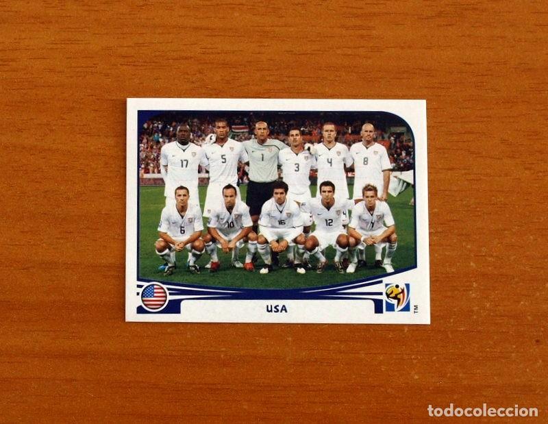 Cartes &agrave; collectionner de Football: USA -201 Alineaci&oacute;n-Equipo -Mundial South Africa 2010 FIFA World Cup-Panini -Nunca Pegado