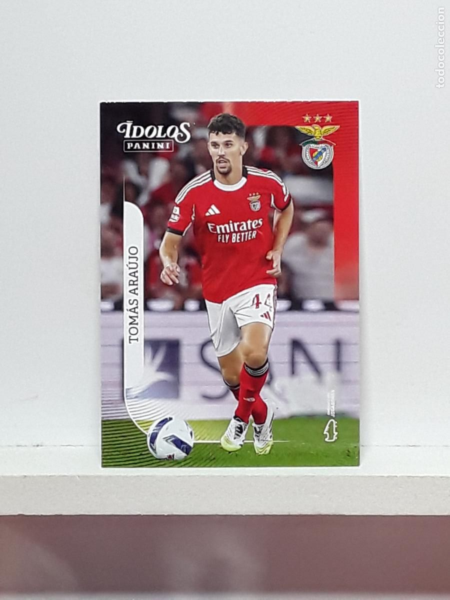 Cartes &agrave; collectionner de Football: PORTUGUES 2025 2026 IDOLOS 25 26 CROMO PANINI FUTEBOL N 23 BENFICA TOMAS ARAUJO