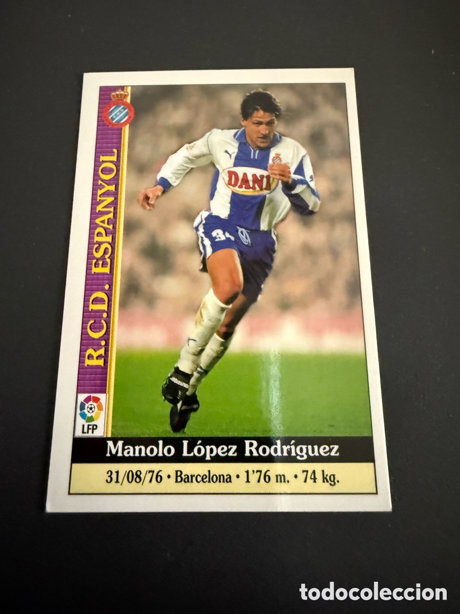 Cartes &agrave; collectionner de Football: MUNDICROMO 2000. n 116. MANOLO ( Espanyol)