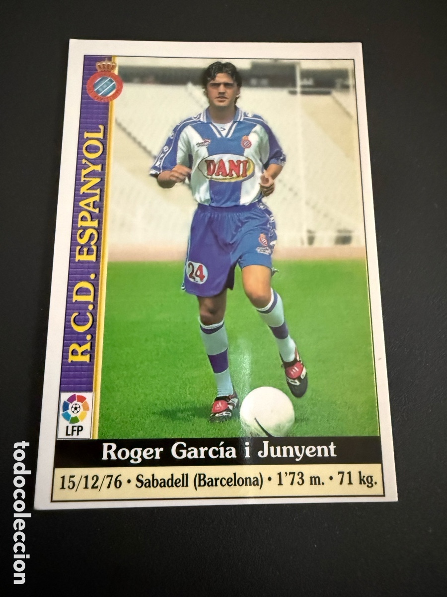 Cartes &agrave; collectionner de Football: MUNDICROMO 2000. n 117. ROGER ( Espanyol)