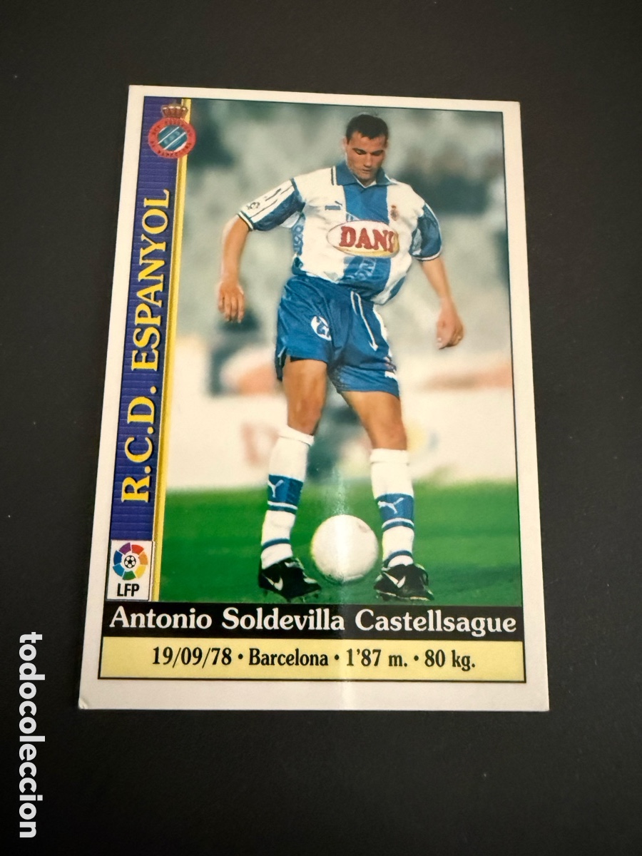 Cartes &agrave; collectionner de Football: MUNDICROMO 2000. n 117. SOLDEVILLA ( Espanyol)