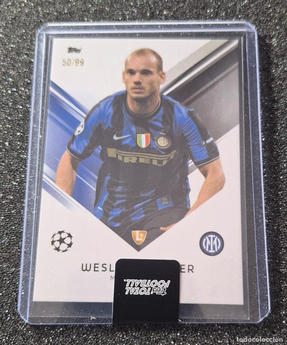 Cartes &agrave; collectionner de Football: Wesley Sneijder Inter Milan Topps Total Football 50/99