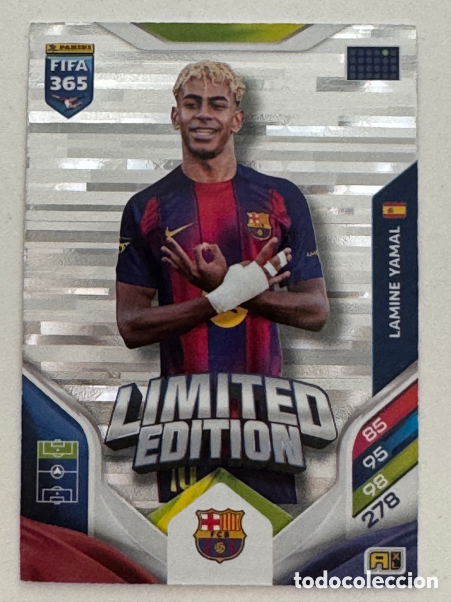 Cartes &agrave; collectionner de Football: Lamine Yamal Barcelona Limited Edition FIFA 365 2026