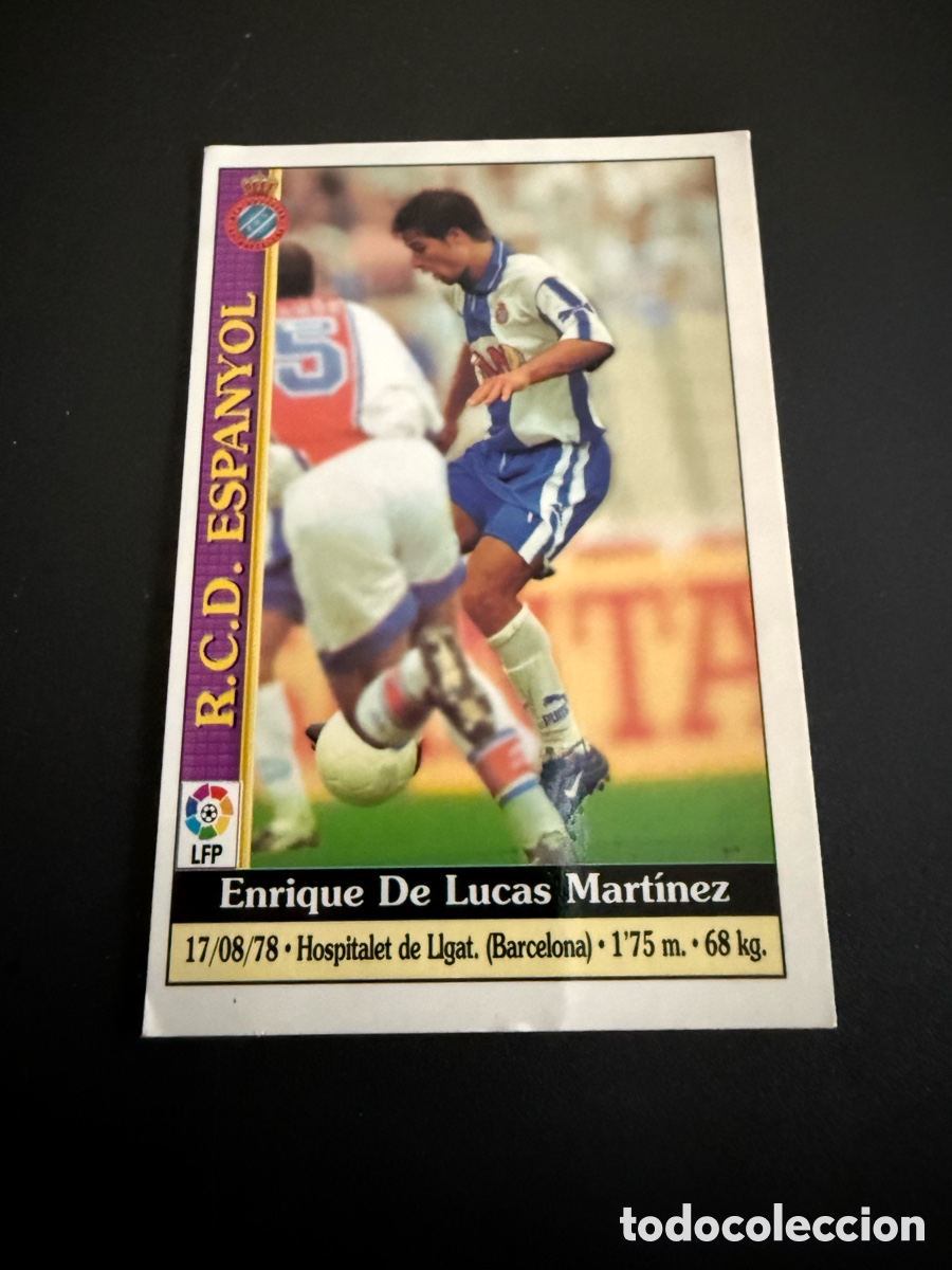 Cartes &agrave; collectionner de Football: MUNDICROMO 2000. n 120. DE LUCAS ( Espanyol)