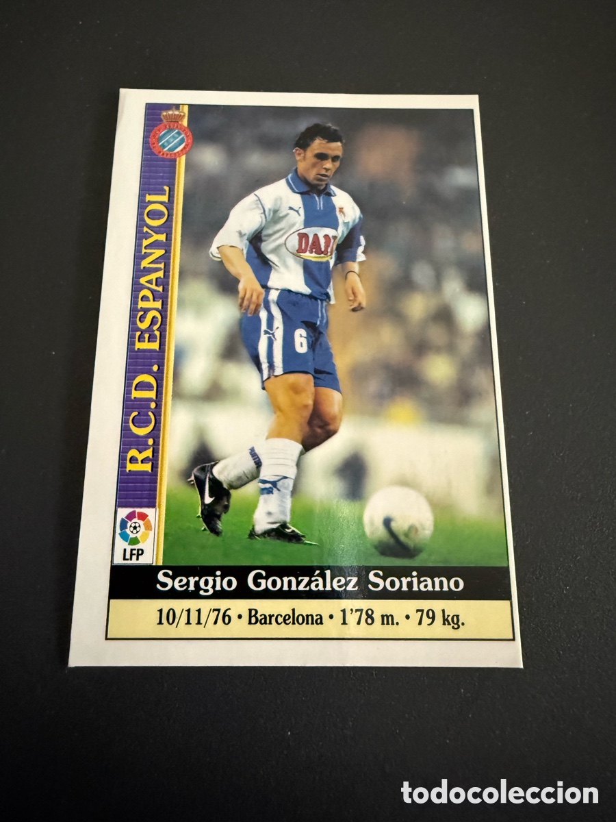 Cartes &agrave; collectionner de Football: MUNDICROMO 2000. n 121. SERGIO ( Espanyol)
