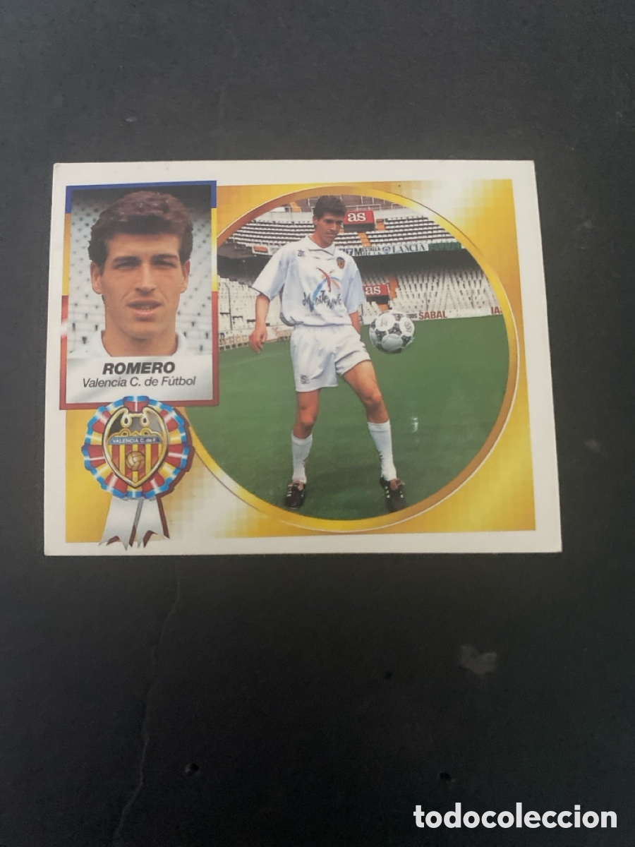 Cromos de f&uacute;tbol: Cromo liga 94/95 Valencia nunca pegado