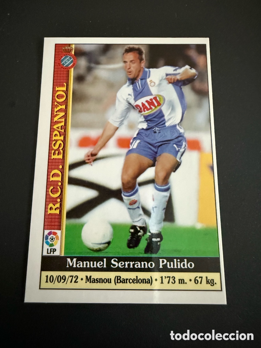 Cromos de f&uacute;tbol: MUNDICROMO 2000. n 122. SERRANO ( Espanyol)