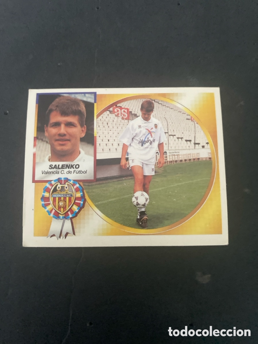 Cromos de f&uacute;tbol: Cromo liga 94/95 Valencia nunca pegado